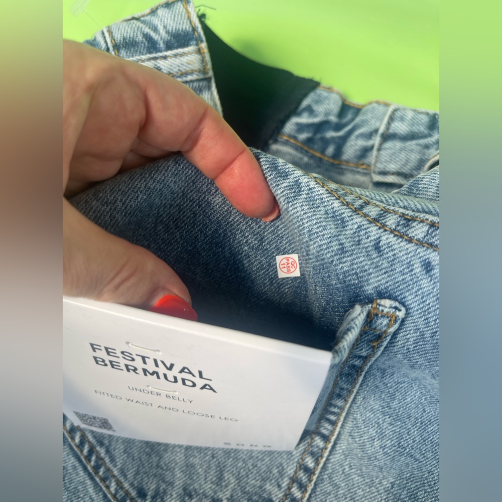 Maternity Bermuda Denim Shorts size XL - Picture 4 of 16